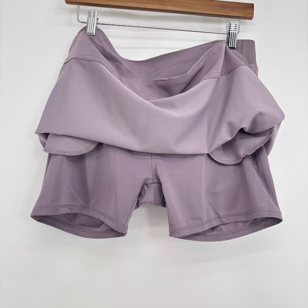 32 Degrees Cool Skort Women Purplish Active Skirt Pockets Built-in Shorts Size M - Picture 4 of 7